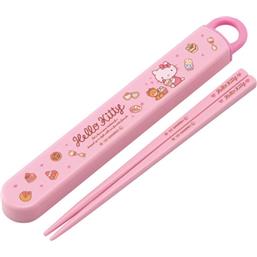 Hello KittySweety pink Chopsticks med opbevaringskasse 16 cm