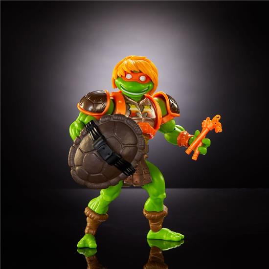Masters of the Universe (MOTU): Michelangelo Turtles of Grayskull Action Figure 14 cm