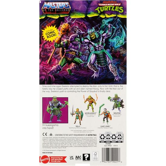 Masters of the Universe (MOTU): Skeletor Turtles of Grayskull Action Figure 14 cm