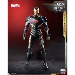 Iron Man Mark 50 (Black X Gold) DLX Action Figure 1/12 17 cm