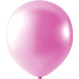 Diverse: Pink Metallic Latex balloner 31 cm 100 styk