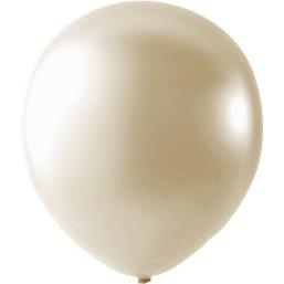 Diverse: Creme metallic Latex balloner 23 cm 100 styk
