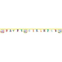 Gurli Gris Happy birthday banner 2 meter